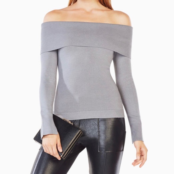 BCBGMaxAzria Sweaters - BCBG Maxazria Astria Off-the-Shoulder Sweater